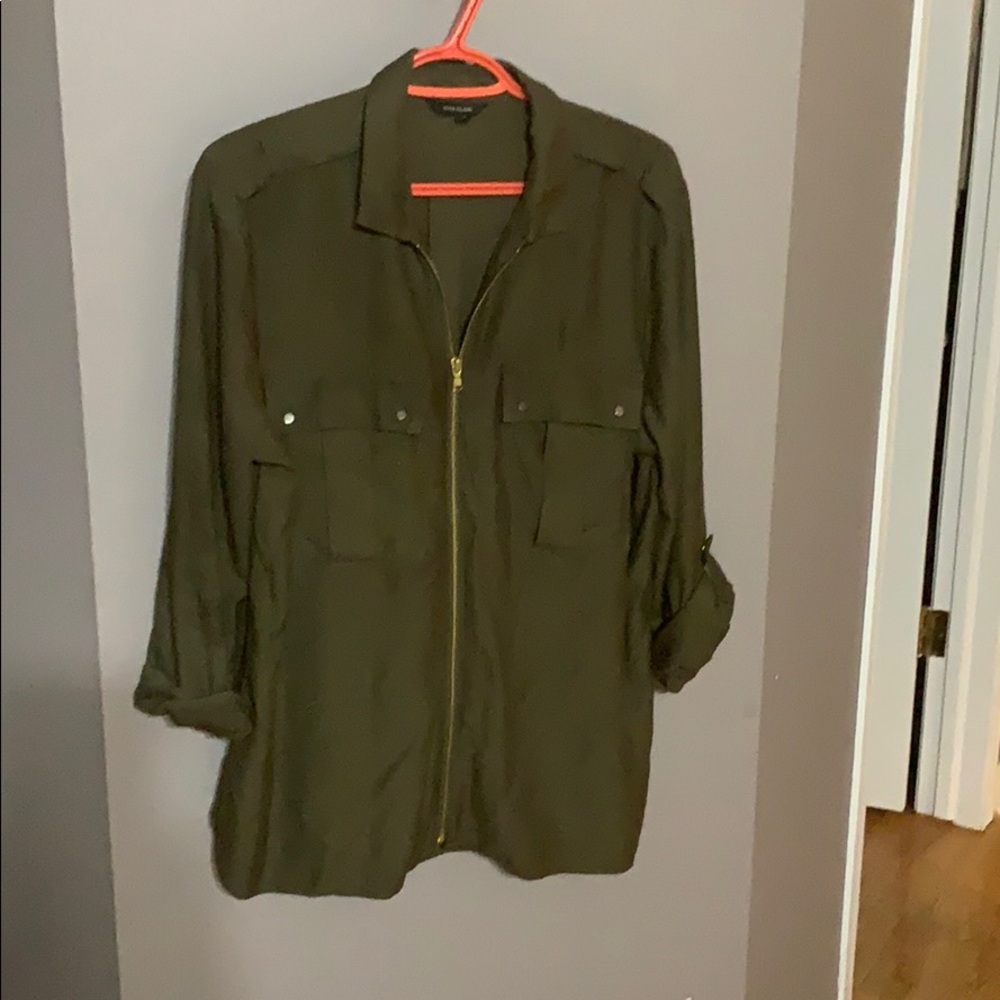 River Island Green Blouse, UK 14 (10/12)